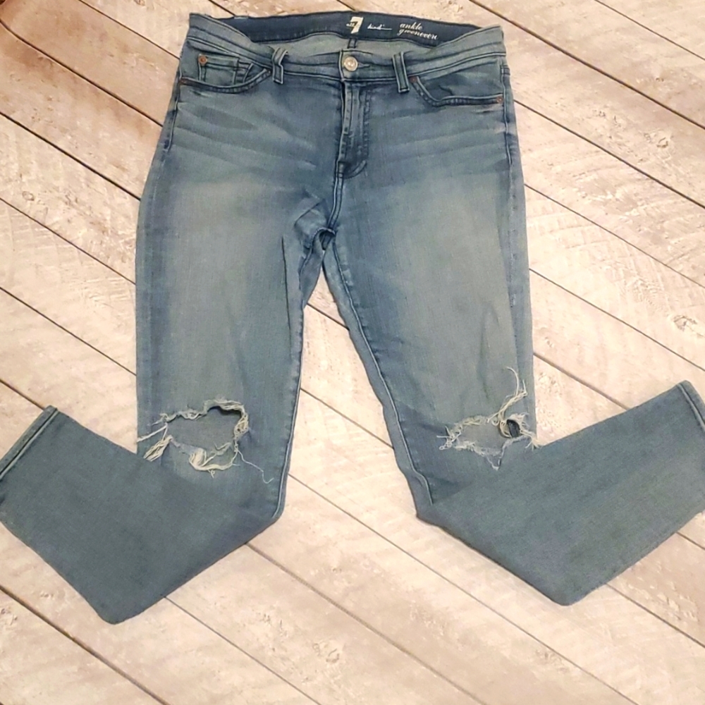 7 FOR ALL MANKIND GWENEVERE ANKLE size 29